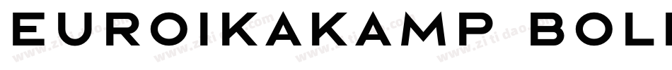 EuroikaKamp Bold字体转换